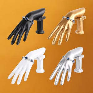 Resin Mannequin Hand – Jewelry Display Stand for Rings, Bracelets, Bangles, Watches & Gloves Organizer